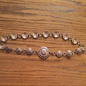 Vintage Copper Tone Western Style Ccncho Belt 30"